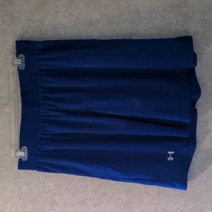 Under Armor basketball shorts- blue